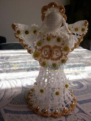 Novogodisnji Snowflake Heklanje Seme Christmas Decoration 44